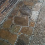 Close up of Rock Patio Walkway