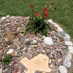Custom Rock Flower Bed